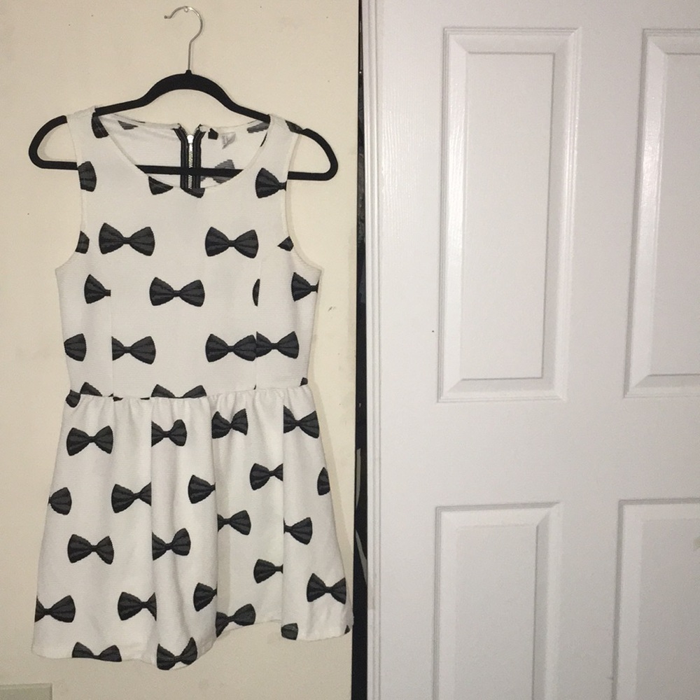 Blue and white now dress